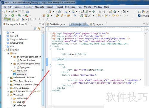 Struts2��ôʵ�������˵�