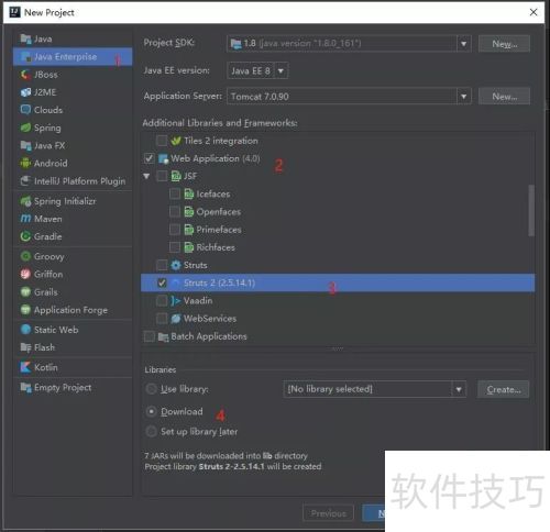 IDEA�������struts2