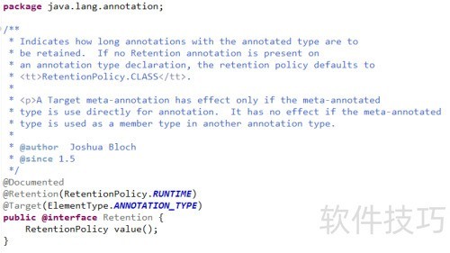 javaAPIԪע��֮Retention