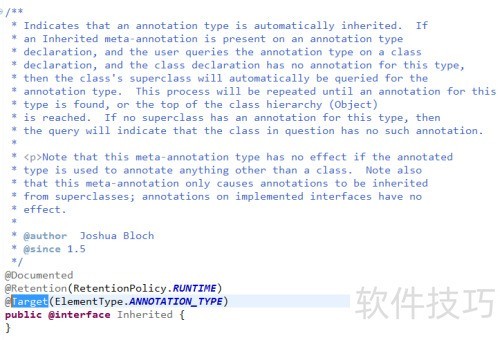 javaAPI元注解之Inherited javaAPI元注解之Inherited