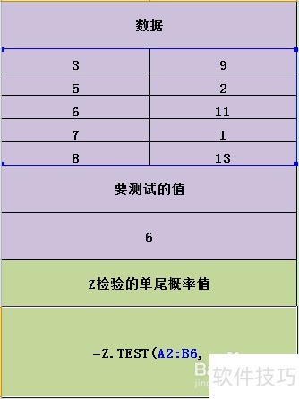 Excel Z.TEST函数的使用方法