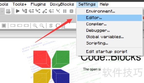 CodeBlocks��ô�ı�������С��