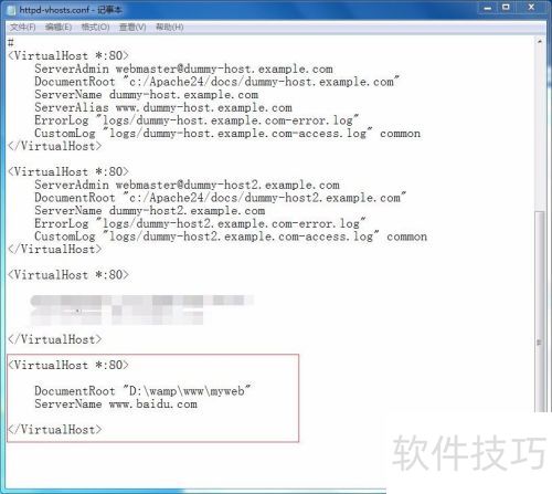 wamp/wampserver配置多站点 wamp/wampserver配置多站点