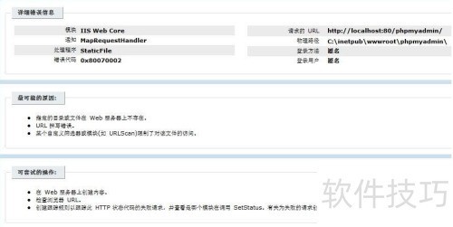 ����phpmyadmin�򲻿�