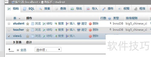 ���ʹ��phpMyAdmin������ͼ