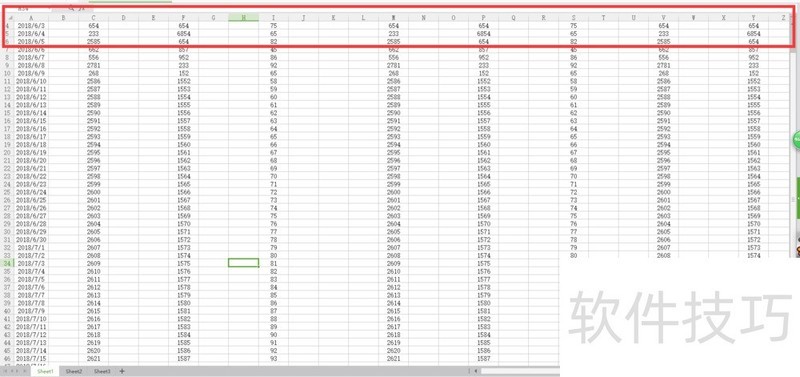 EXCEL怎么冻结窗口，让首行首列或单元格不动