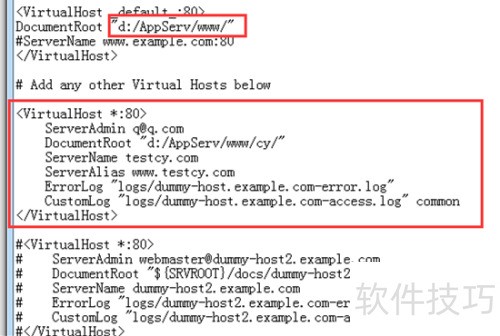 利用Appserv搭建多个站点(多站点配置) 利用Appserv搭建多个站点(多站点配置)