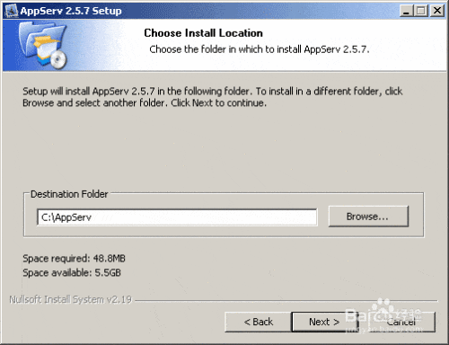 ������װʹ��AppServ