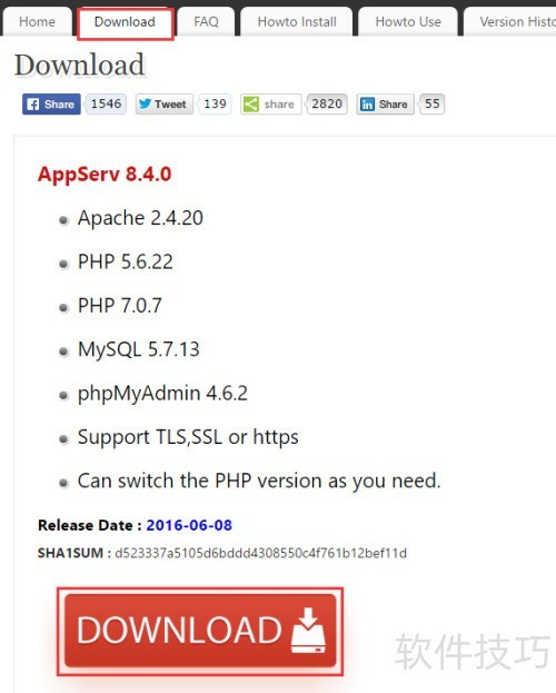 ������װʹ��AppServ