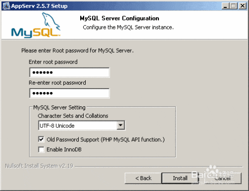 ������װʹ��AppServ