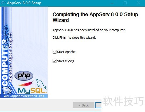 windows 10 ��װAppServ