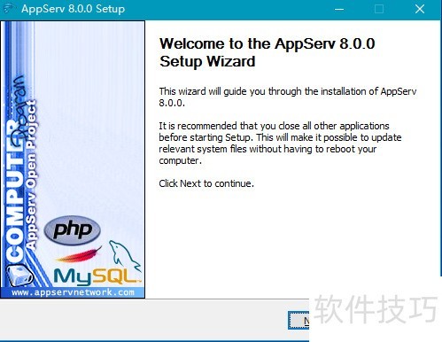 windows 10 ��װAppServ