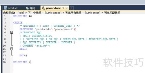 如何使用SQLyog创建数据库存储过程 如何使用SQLyog创建数据库存储过程