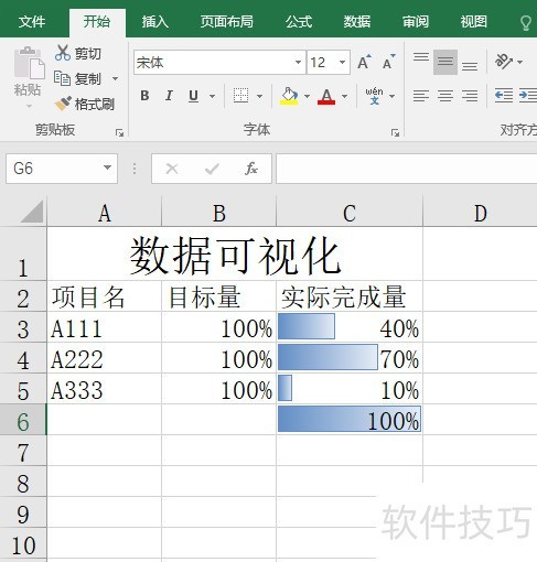 Excel实现数据可视化（图形化）