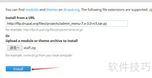 Drupal后台安装模块 Drupal后台安装模块