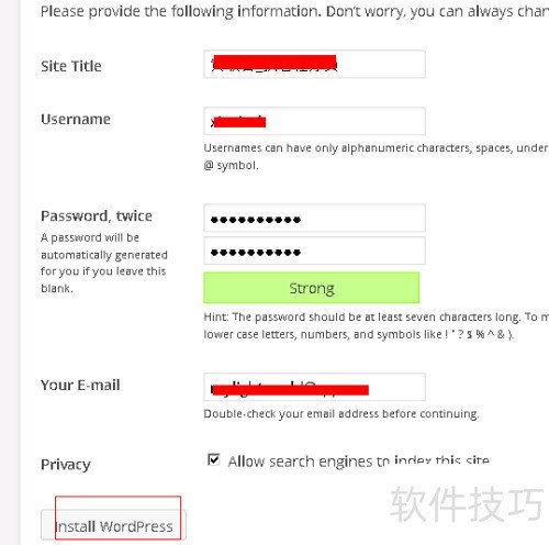 IIS��Wordpress֮�裺[4]��װwordpress