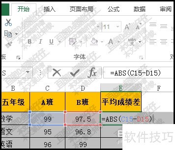 ABS函数用法，示例讲解