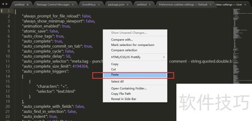 �ر�SublimeText�ļ����Ԥ������