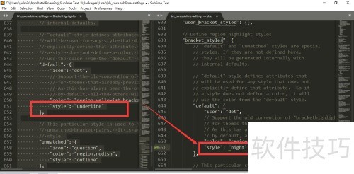 SublimeText 3插件Bracket Highlighter高亮设置 SublimeText 3插件Bracket Highlighter高亮设置