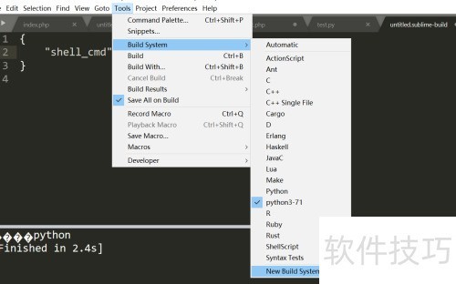 subLimeText3 ��������ʱ��������������