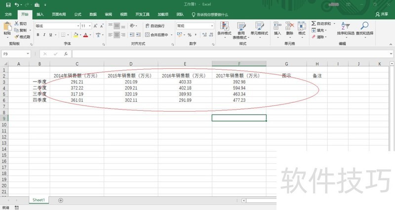 Excel 2016如何标识迷你柱形图的高点和低点