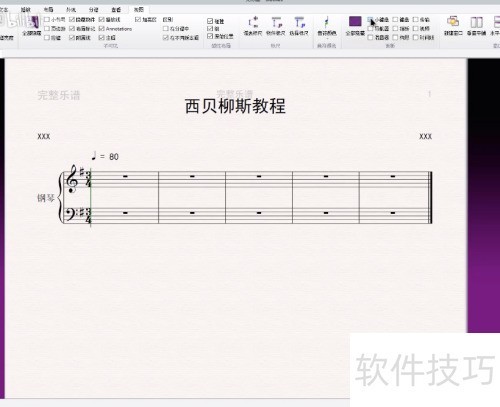 西贝柳斯(Sibelius)怎么调整界面 西贝柳斯(Sibelius)怎么调整界面