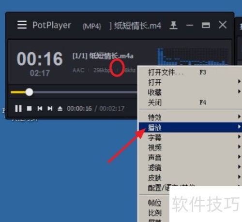 Potplayer如何设置单曲循环 Potplayer如何设置单曲循环
