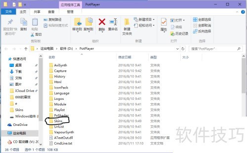 Potplayerʹ�õ�����Ƥ��