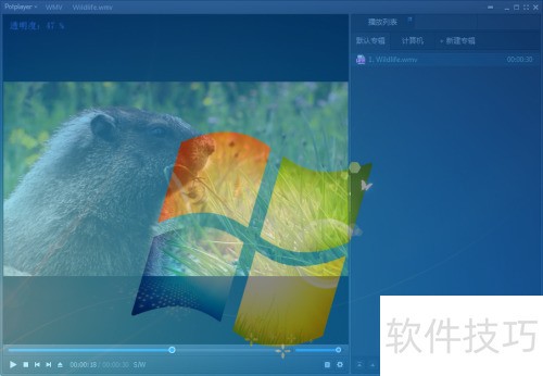 potplayer͸������ô�� potplayer ͸���˵�����