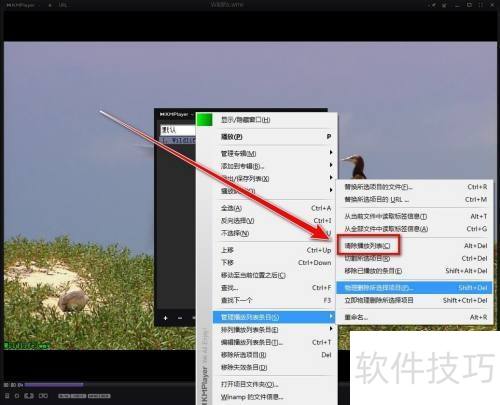 KMPlayer怎样清除播放列表 KMPlayer怎样清除播放列表