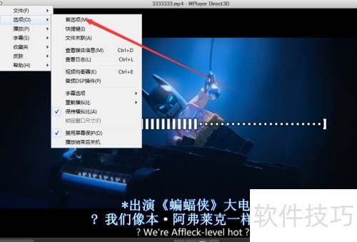 ��ô��mplayer������ѡ�