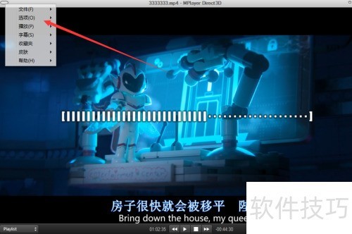 �������mplayer����Ļѡ�