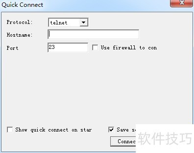 SecureCRT����telnet����
