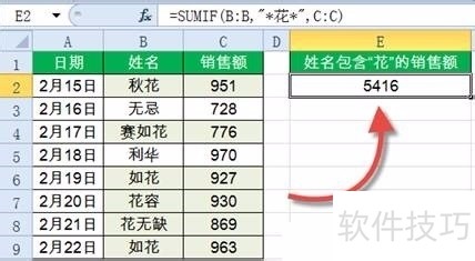 SUMIF函数14种经典用法