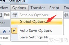 SecureCRT��θ��ı���ɫ