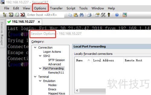 securecrt�˿�ӳ�䷽��
