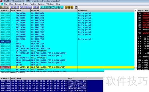 �����ollydbg�����öϵ�����¼��س���