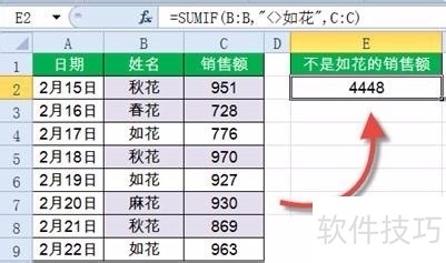 SUMIF函数14种经典用法