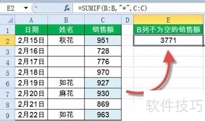 SUMIF函数14种经典用法