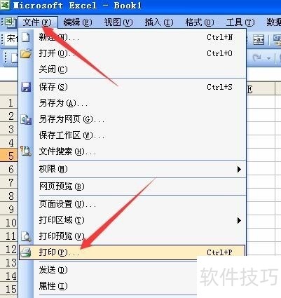 Excel2003中怎样设置打印质量