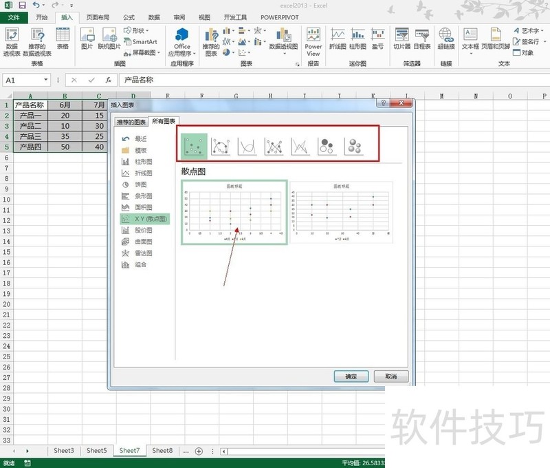 excel2013βɢͼ