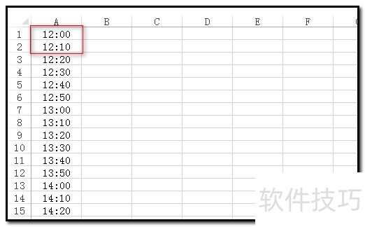 excel表格如何按规律显示时间？等比等差数列？