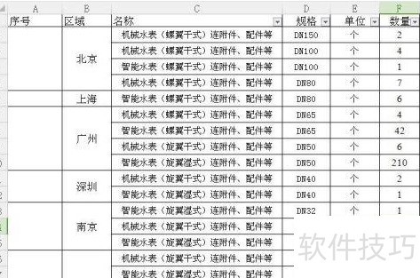 合并单元格填充序号 合并单元格填充序号