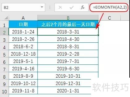 excel中，EOMONTH函数应该怎么使用？