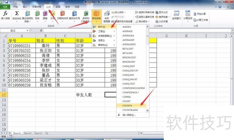 excel COUNTA  COUNTABLANKʹ