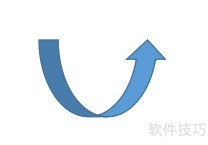 Word如何让插入的下弧形箭头内部没有填充颜色 Word如何让插入的下弧形箭头内部没有填充颜色