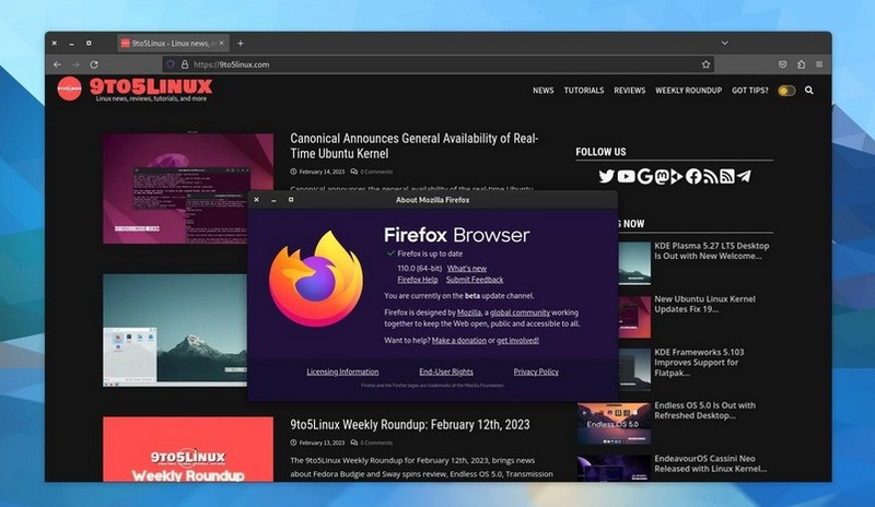  Firefox 110 ȶ淢ִ֧ OperaVivaldi 