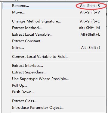 �����eclipse�������޸ı�������eclipse�����޸ı������ľ��岽��