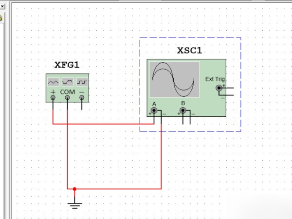 multisim10.0如何分析示波器波形?multisim示波器显示波形怎么看幅值 截图