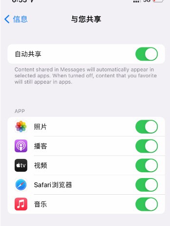 苹果手机怎样开启iMessage自动共享?苹果手机iMessage自动共享开启步骤 截图